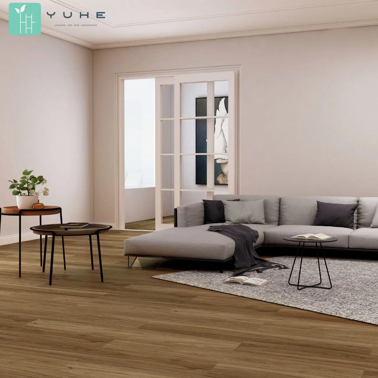 Plastic/Wood/Resilient/Rigid Core Lvt/PVC/WPC/Laminate/Hybrid Spc/Laminated/Bamboo Parquet Luxury Vinyl Tile Plank Floor