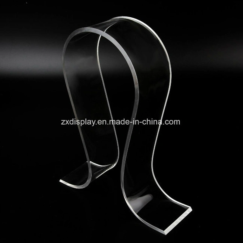 Stable Tabletop Headphone Rack Acrylic Wired Headset Display Stand for Computer Store