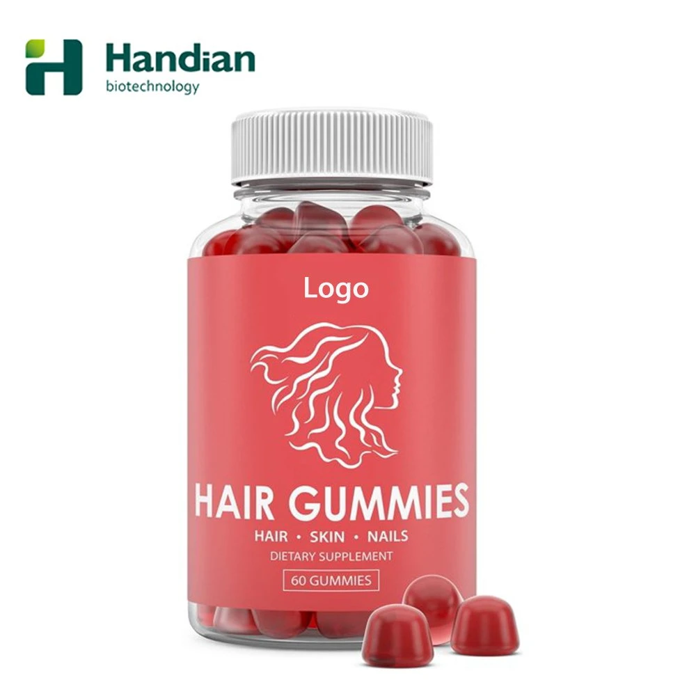 Best Hair Grow Halal Food Supplement Custom Gummy Candy Bears Gummy Bear Hair Vitamins