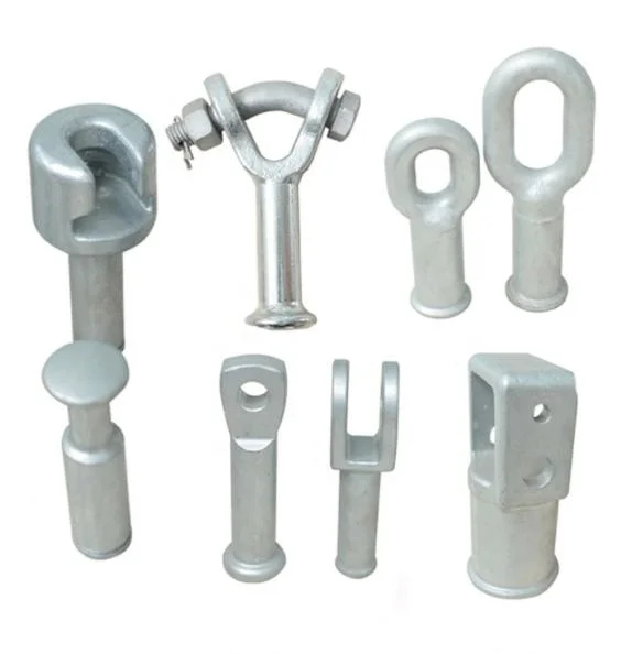 Suspension Composite Insulator Electric Power Bottom Fittings