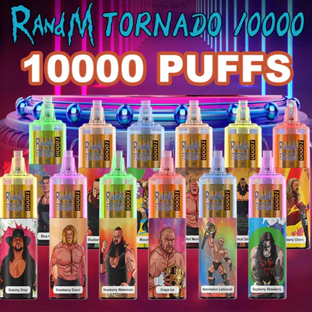 Wholesale Disposable Vape Pen Fruits Flavors E Cigarette Runfree Randm Tornado 10000 Big Puff Disposable Pod 20ml Prefilled Empty Vape Rechargeable Vaper