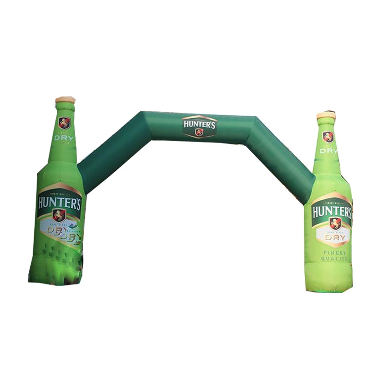 Brand Advertising Inflatable Products Archway Door Gate Drink Bottle Gate Arch Cheap Outdoor Inflatable Beer Bottle Arch