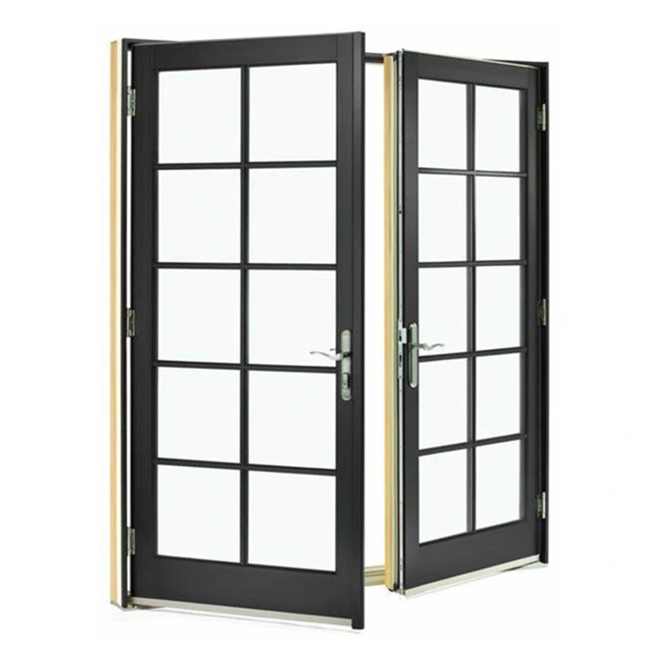 European New Aluminium Frame Interior Swing Model Double Aluminum Door