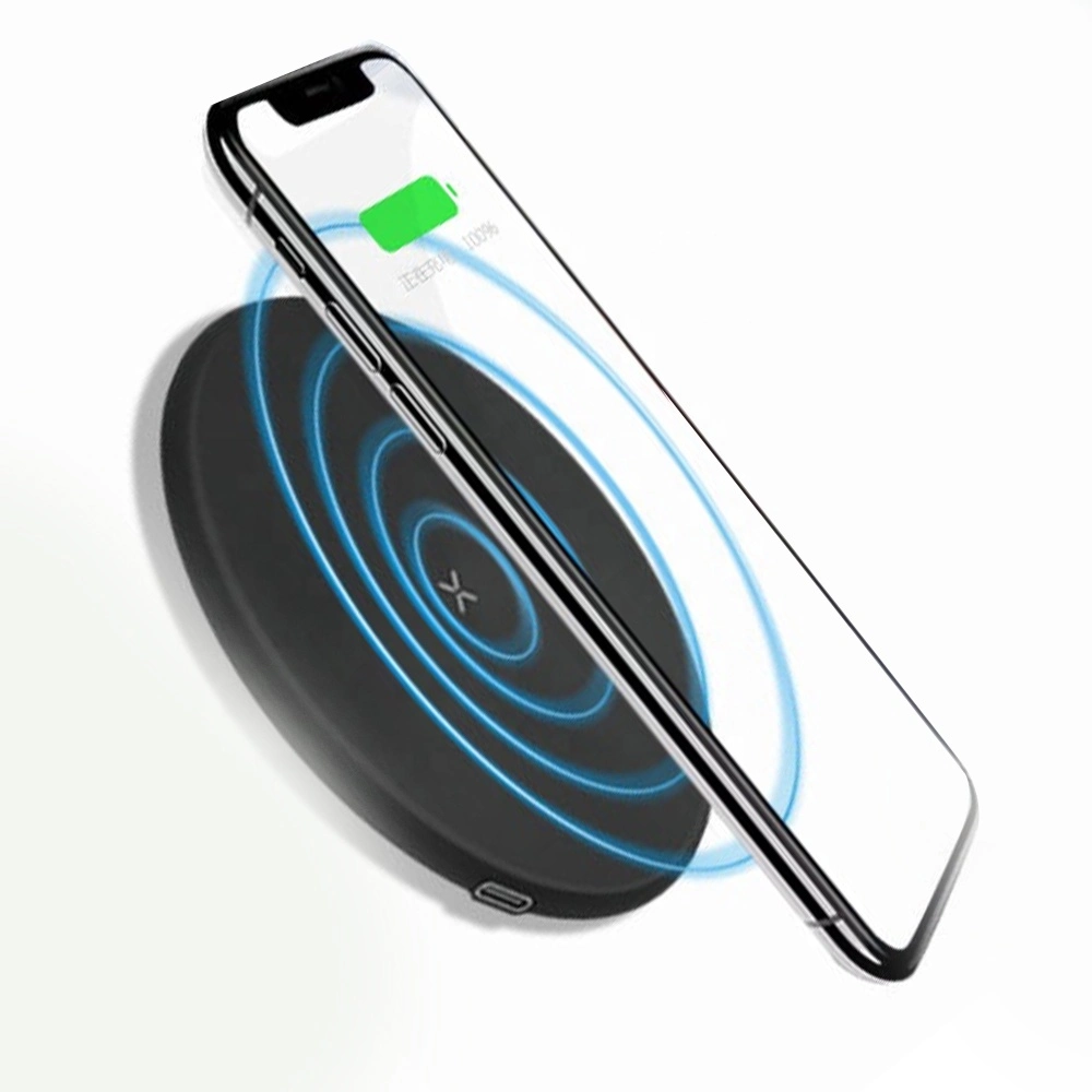 Fast Charging 15W Portable Round Wireless Charger Low Price Power Cell Phone Charging Pad Battery Charger