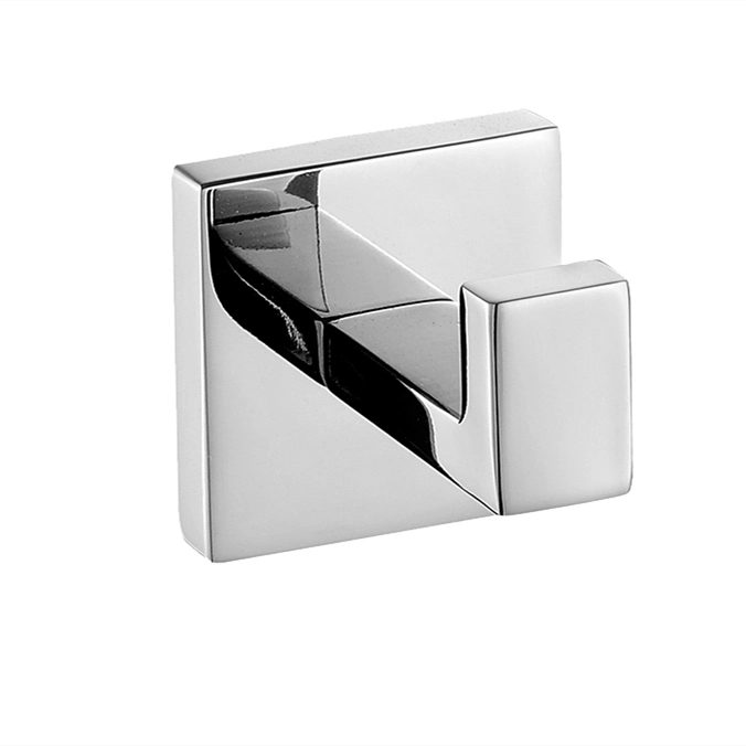 Hot Sales Stainless Steel Square Design Single Robe Hook Clothes Hook Amazon Distribute