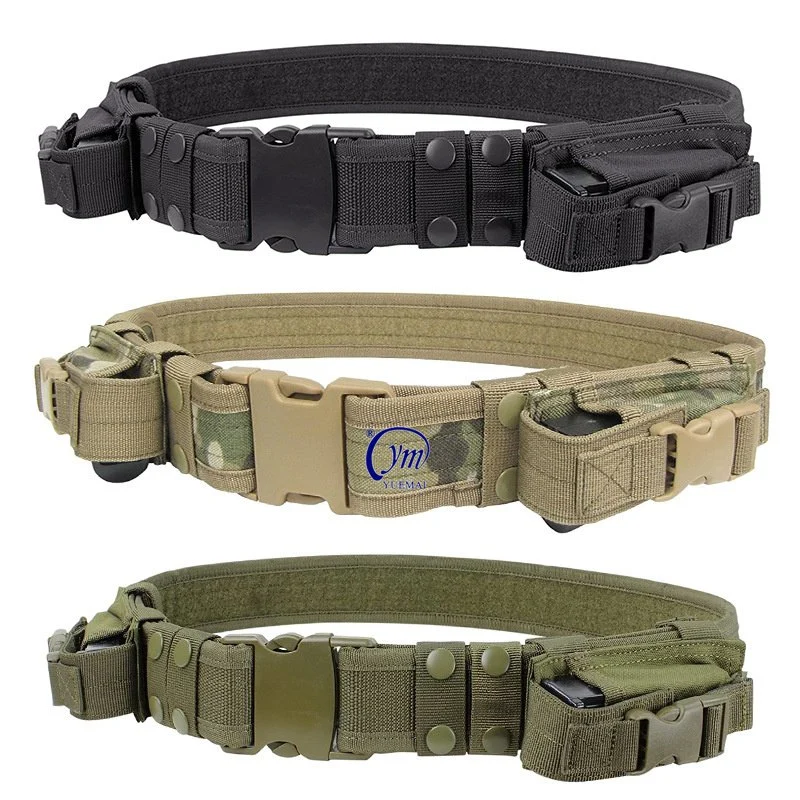 China Manufacturer Army Tactical Belt Oxford Material Weaving Military Belt