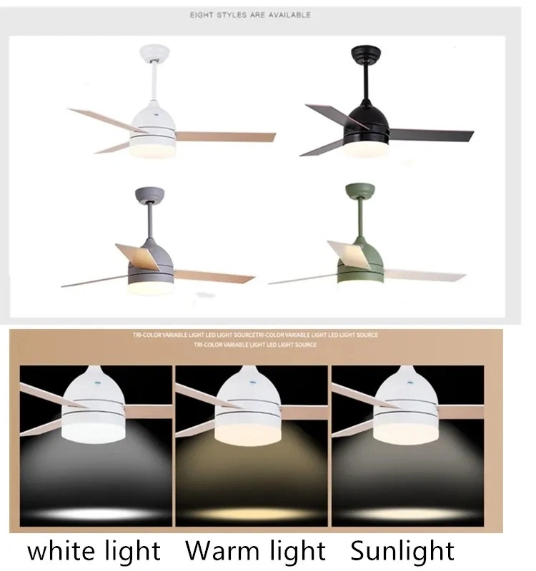 Ceiling Fan Light DC Fan Motor, Bluetooth APP Control