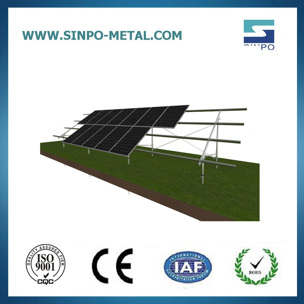 Solar Ground Mounting Galvanized Steel Frame