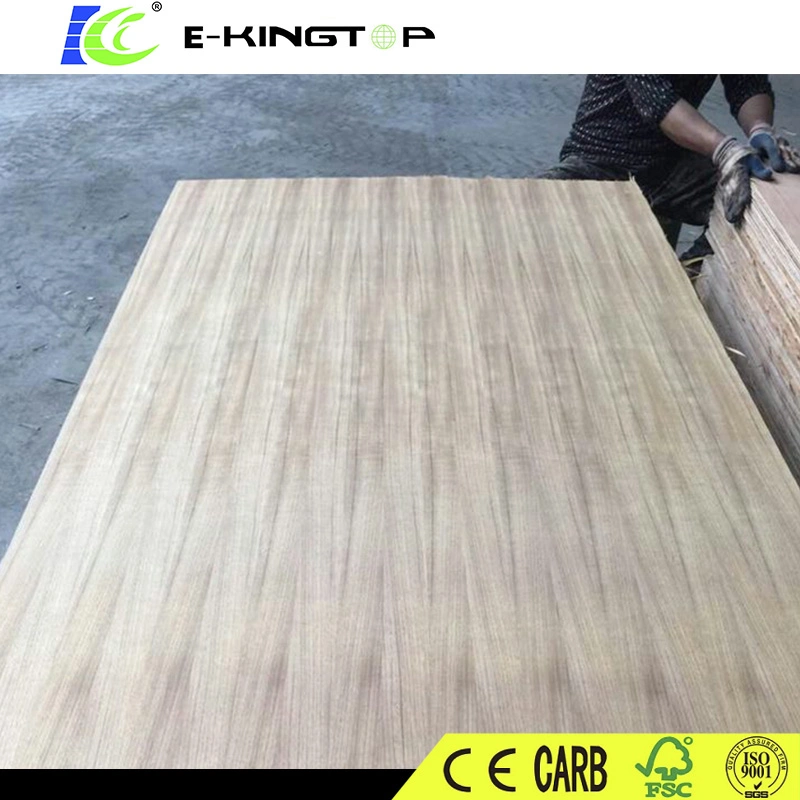 New 3mm Natural Teak Fancy Wood Grain Plywood for Furniture