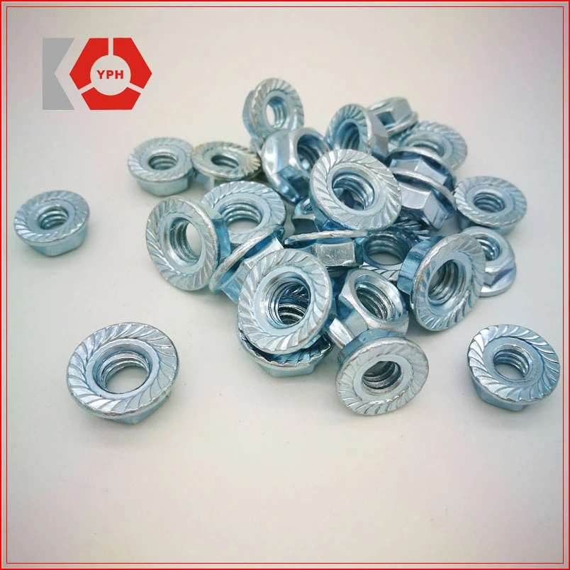 DIN6923 Carbon Steel Hex Flange Nuts Hexagon Head