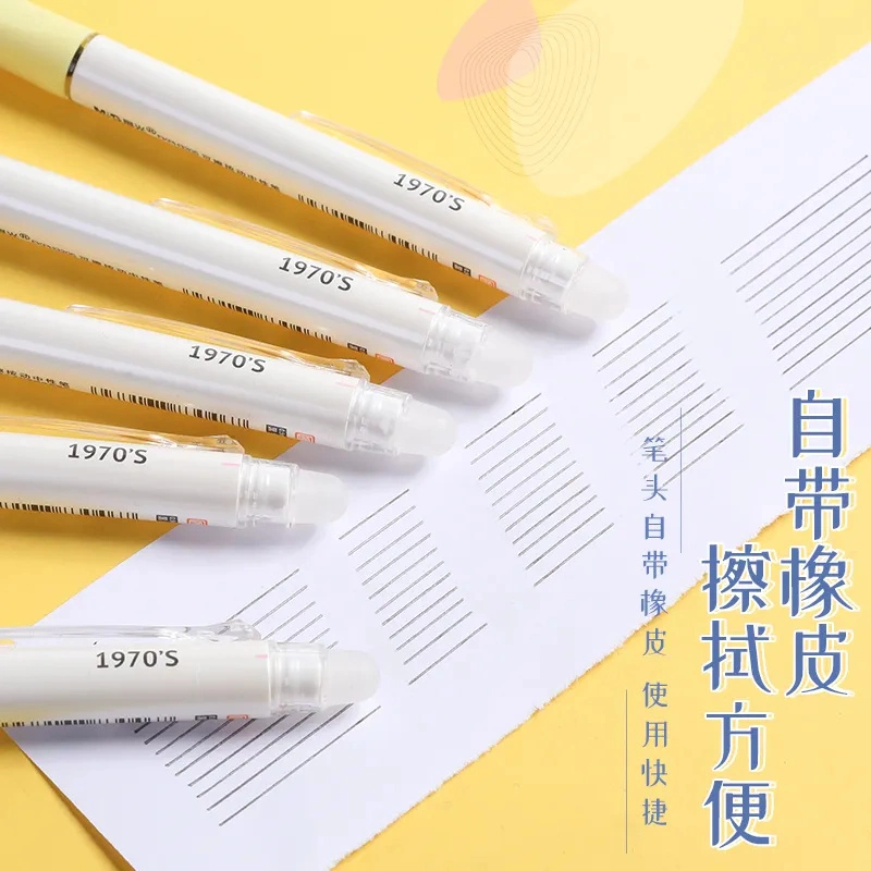 Gel de tinta para canetas apagável OEM ODM personalizado para material educativo Caneta de rolo apagável