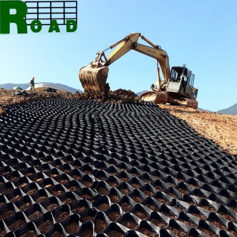 HDPE Geocell Plastic Gravel Grid for Soil Stabilization HDPE Geocell