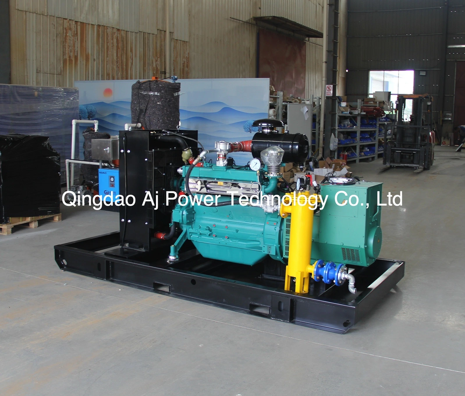 62.5kVA 50kw Natural Gas Genset with Shangchai Sc4ht90d2 Engine