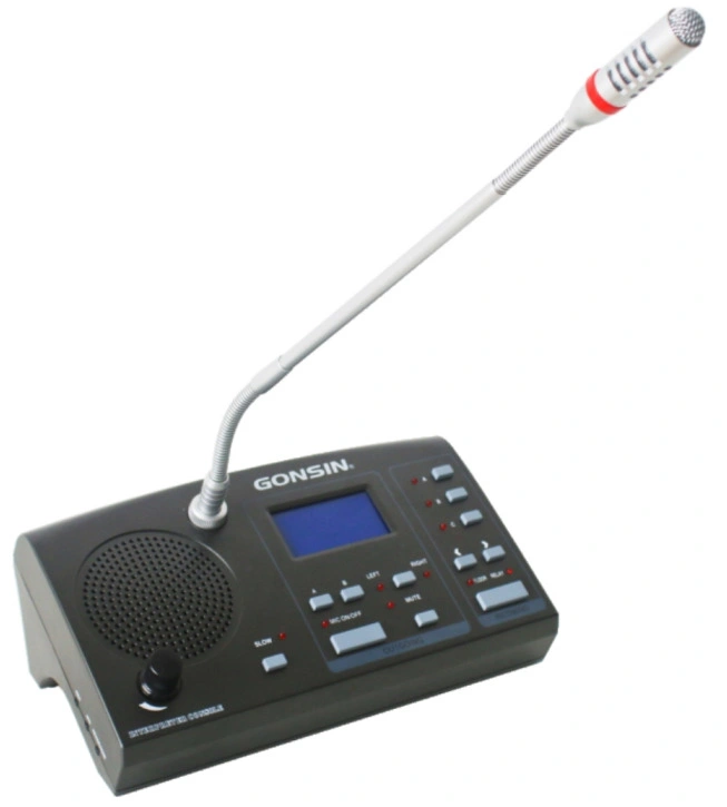 Interpreter Device Interpretation Microphone with Headphone Simultaneous Translation