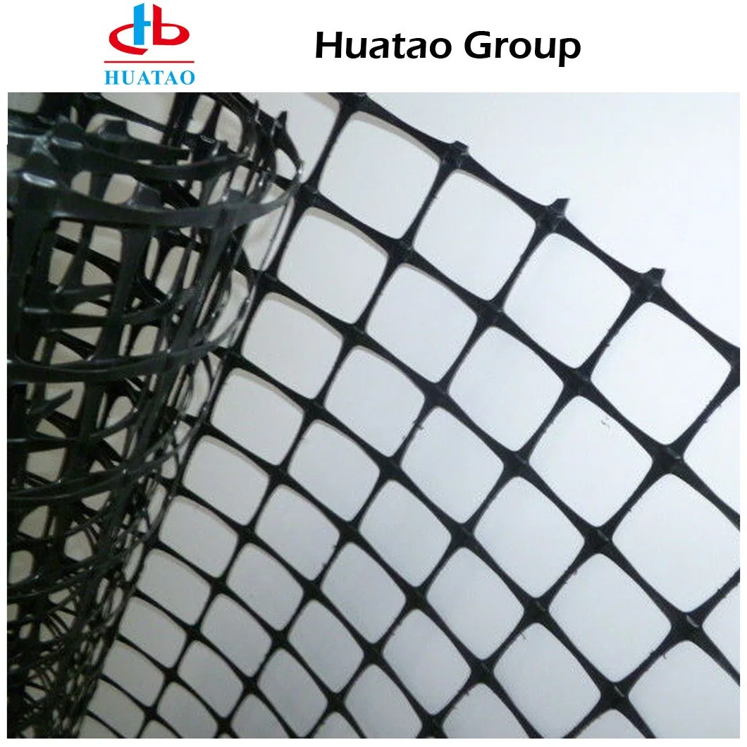 PE Uniaxial Geogrids Plastic Biaxial Gravel Grid Geogrid for Retaining Wall