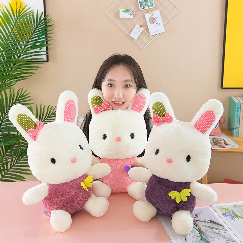 Plush Bunny Huggable Stuffed Animal Rabbit Toy Dolls Wholesale/Supplier Promotional Kids Gifts