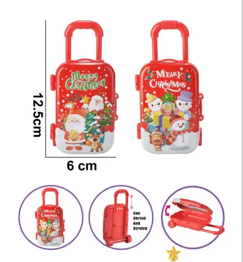 Lovely Girl Promotional Gift Trolley Alloy Case Customized Shaped Christmas Gift