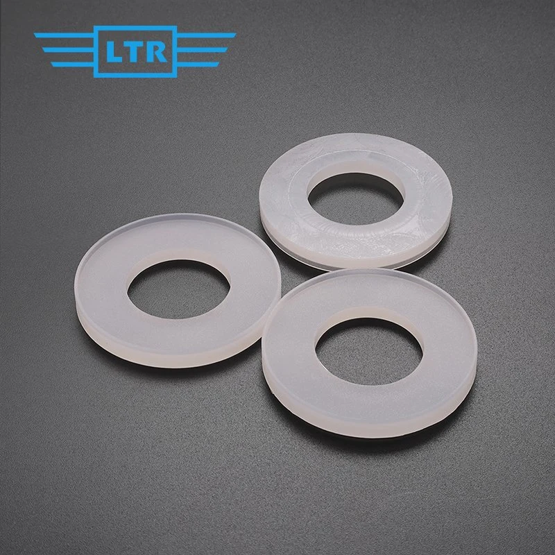 Custom Food Grade Medical Grade Transparent Clear Flat Oring Rubber Gasket Silicone Seal Ring of Different Sizes