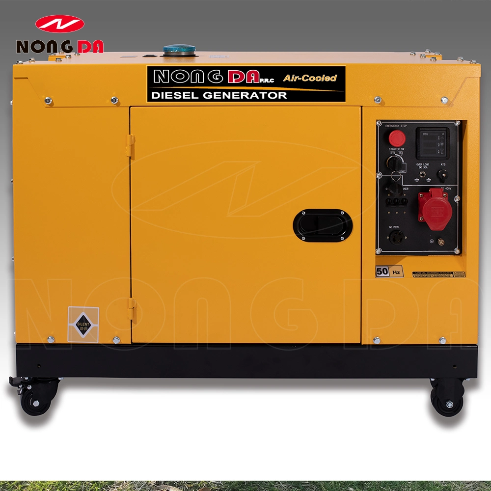 10kw 12kw 15kw Double Cylinders Air Cooled Super Silent Diesel Generator