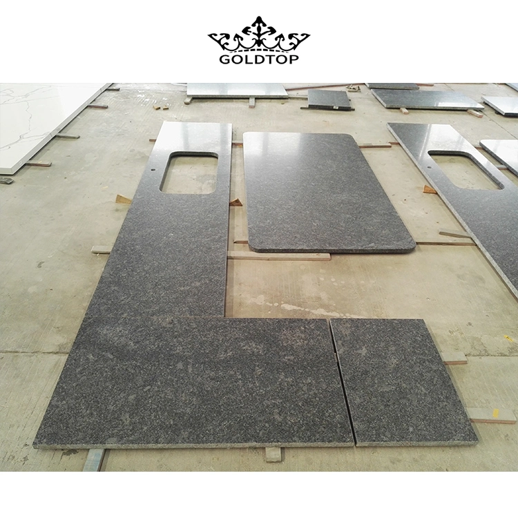 Natural Stone Big Slabs Black Granite for Kitchen Countertop Bathroom Vanity Top