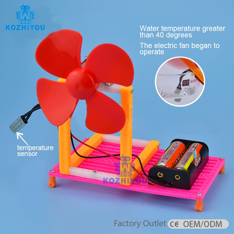 Stem Toy Temperature Control Fan Science Educational Toys Small Production