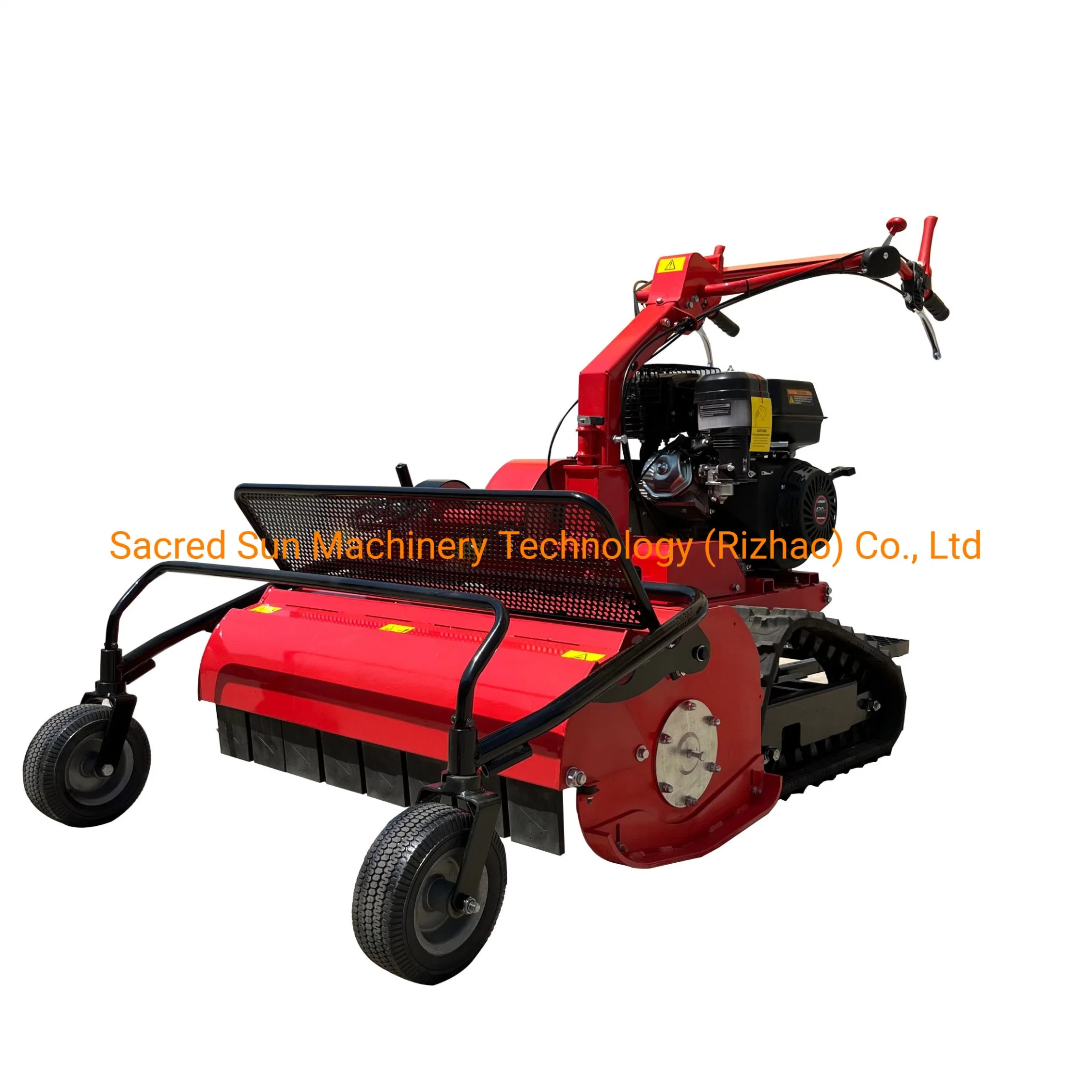Flail Mower with Petrol Engine with Adjustable Stubble Height 20-150mm