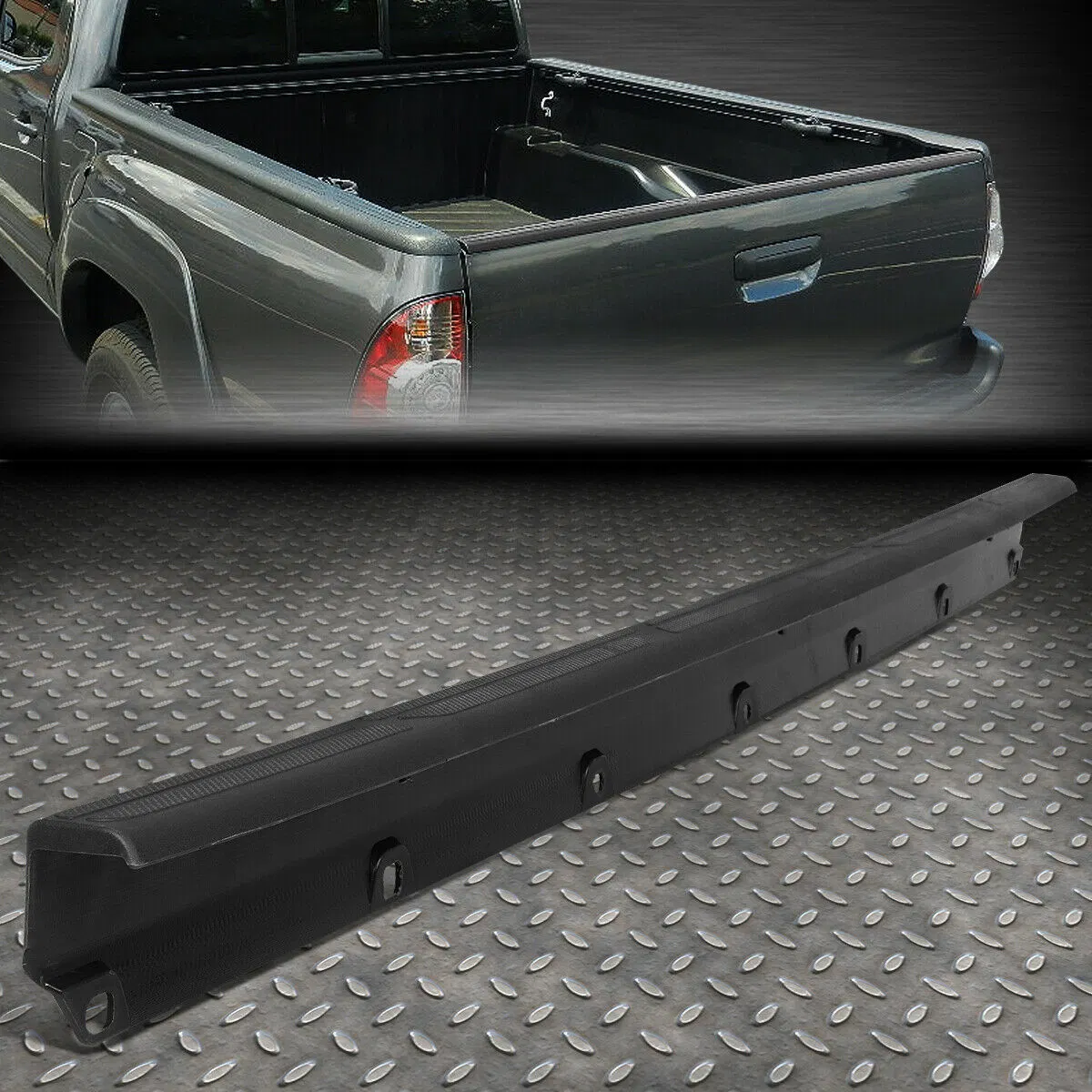 Tailgate Protector Top Upper Molding Cap Spoiler Fits 2005-2015 Toyota Tacoma