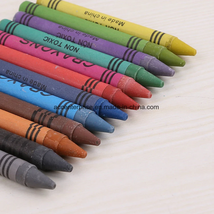 Children Drawing Non-Toxic Color Wax Crayon