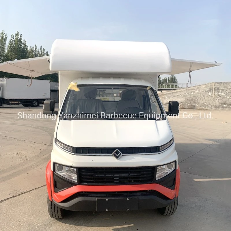 Mobile Dining Car Gasoline Engine Fast Food Truck for Sale