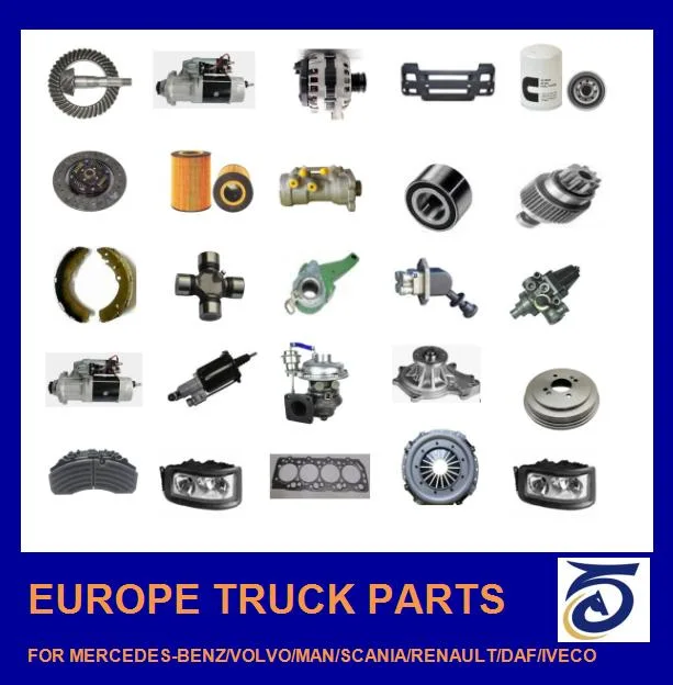 Europa Piezas de repuesto para automóviles japoneses y camiones para Isuzu/ Mitsubishi/ Hino/Hyundai/Mercedes-Benz/Volvo/Man/Scania/Renault/Daf/Iveco/Toyota, Piezas de repuesto para carrocería de camiones