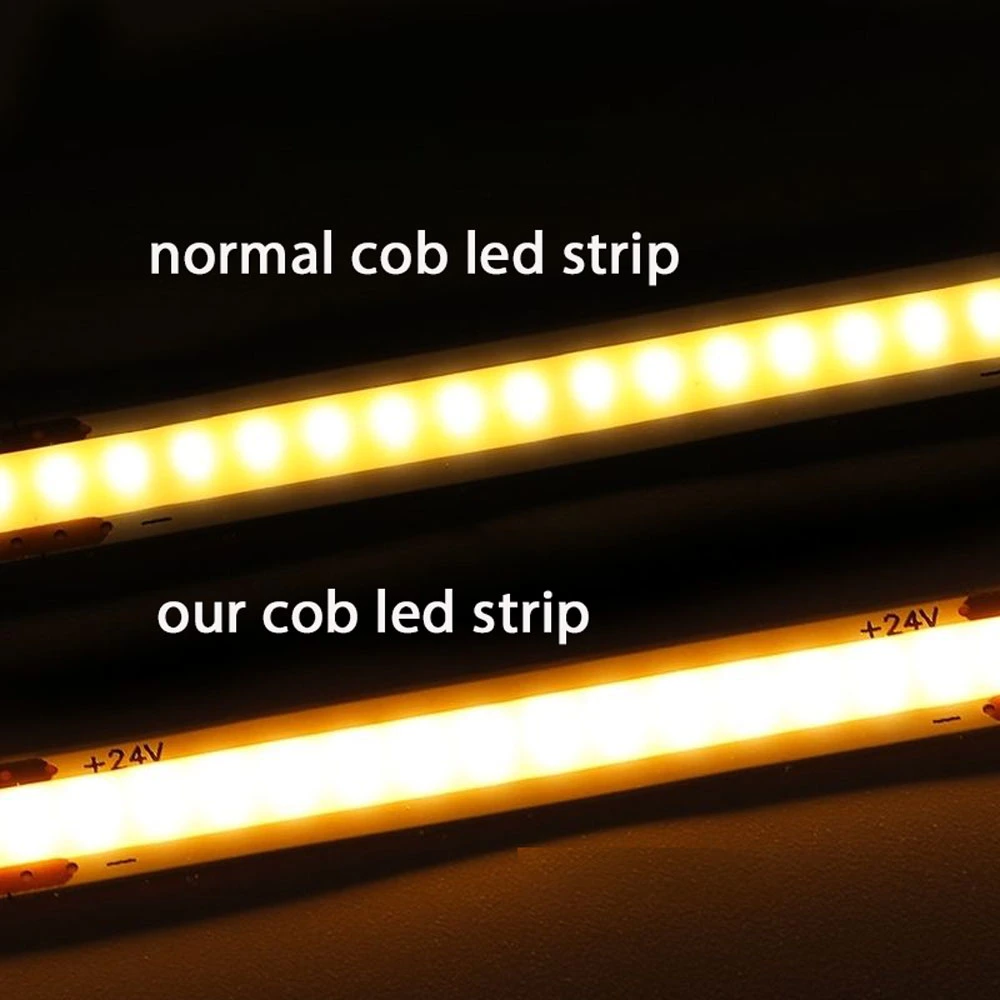 COB LED Strip 480 Chip 8W 12V 24V Flexible COB LED Strip Holiday Home Party Indoor Outdoor Decoration