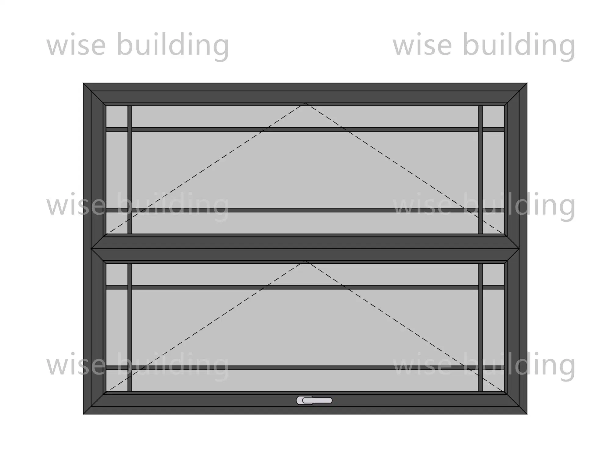 Bifold Vertical Aluminum Folding Window Aluminium Tempered Glass Slience Smooth Low Price