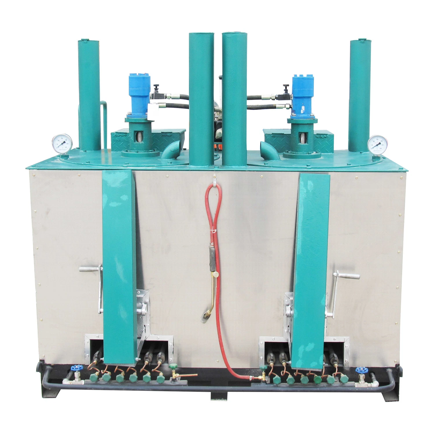 Caldeira de fusão de tinta de alta qualidade de duplo cilindro a quente; Máquina de fusão termoplástica.