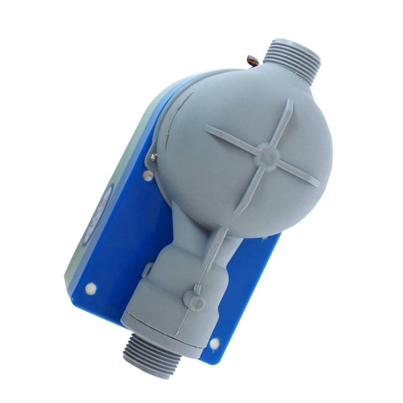 Nylon Plastic Shell Rotary Wing Type IC Card Prepaid Smart Water Meter
