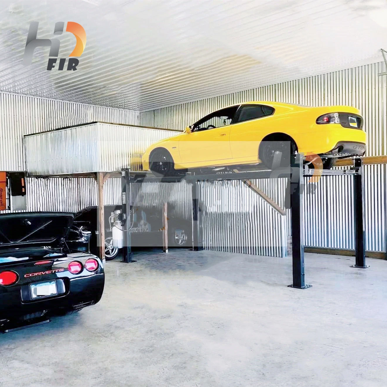 Electric Control Release Car Lift System Use for Home Garage Workshop Equipment