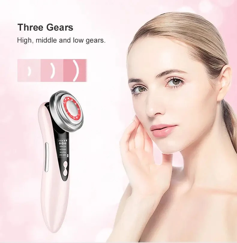 Hot Cold LCD 3 in 1 Photon Ultra Beauty Anti-Wrinkle Face Instrument Intelligent Skincare Facial Deep Cleansing Beauty Equipment