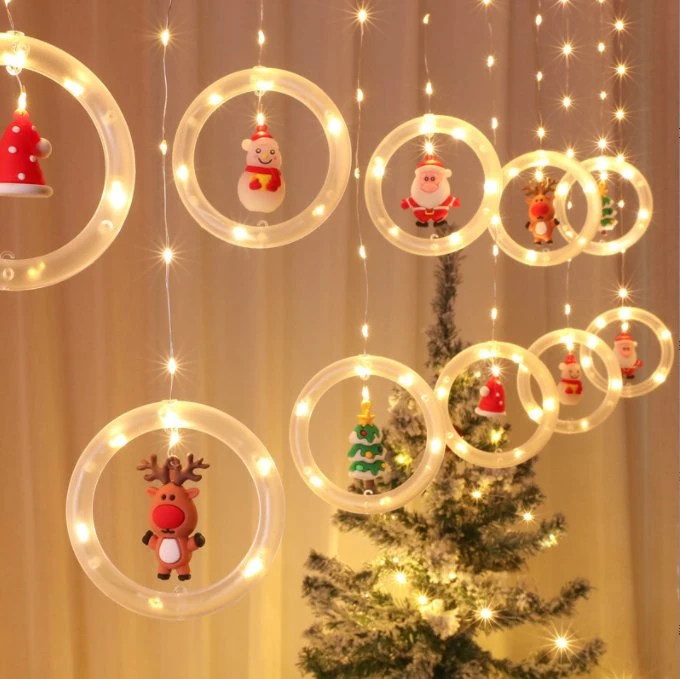 Christmas Decoration Lights Room Layout Window Decoration LED Lights Wishing Ball Ice Strip Light String