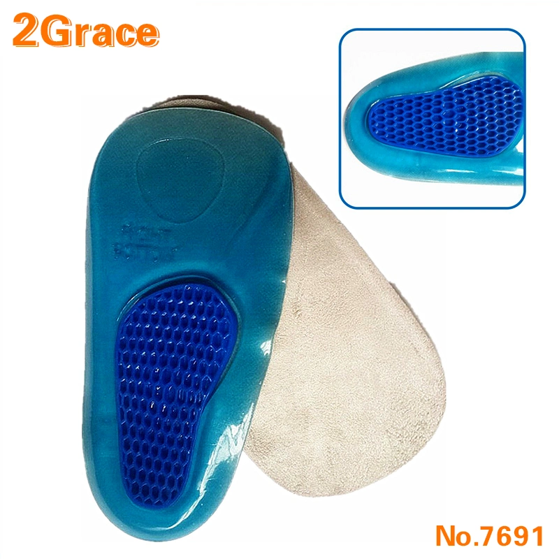 Gel Half Shoe Insole, Silicon Heel Support Insert