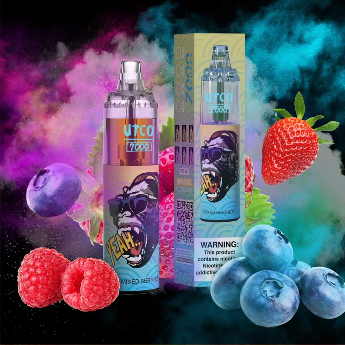 Factory Price for Wholesale/Supplier I Vape Utco 7000 Puffs Disposable/Chargeable Vape Hookah Pen or Disposable/Chargeable Electronic Cigarette Vs Randm Tornado 7000 Puff Vape