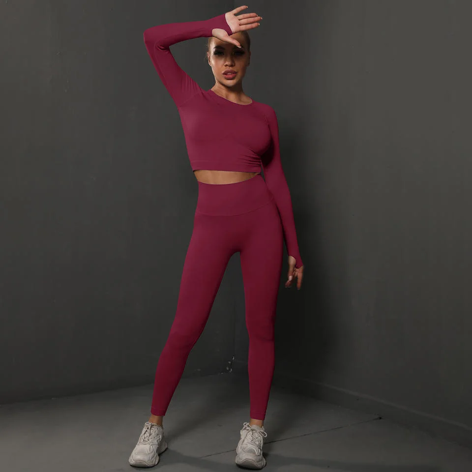 Fitness Conjunto 2 piezas de ropa deportiva perfecta mujer Yoga establece para dama
