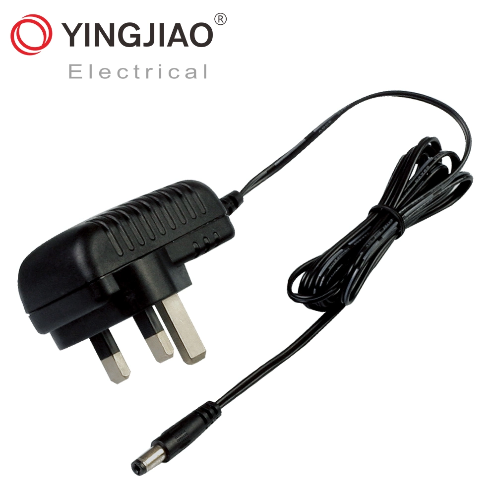 12W 12V DC adaptateur de puissance de commutation Chargeur mural pour la vidéosurveillance des bandes de LED