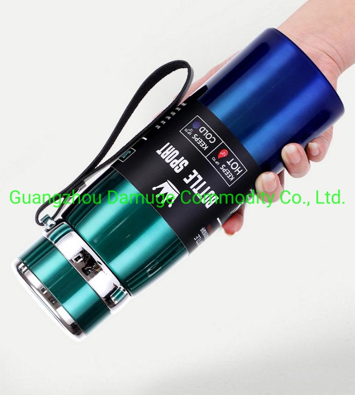 2021custom Creative Wholesale/Supplier 500ml 800ml 1000ml Camping Water Bottle Insulated Termo Stainless Steel Tea Coffee Vacuum Mug Flask Thermo Cups with Filter