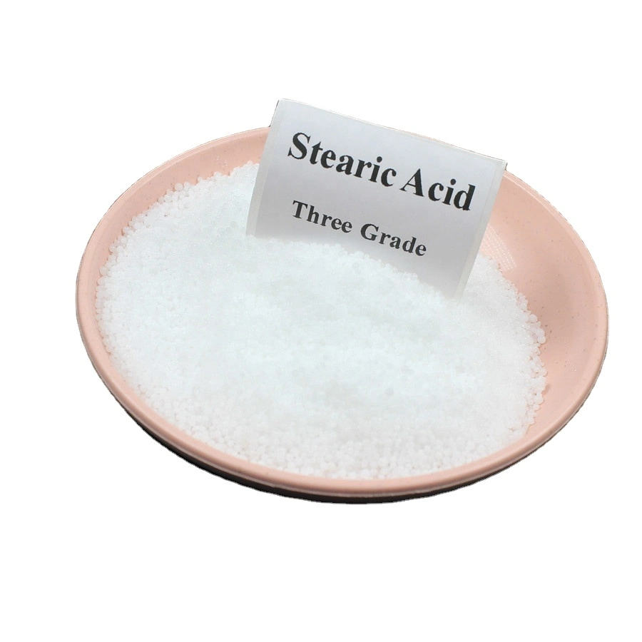 Aditivo de goma de la pureza del 98% de ácido esteárico pulsado Triple utilizado en plásticos