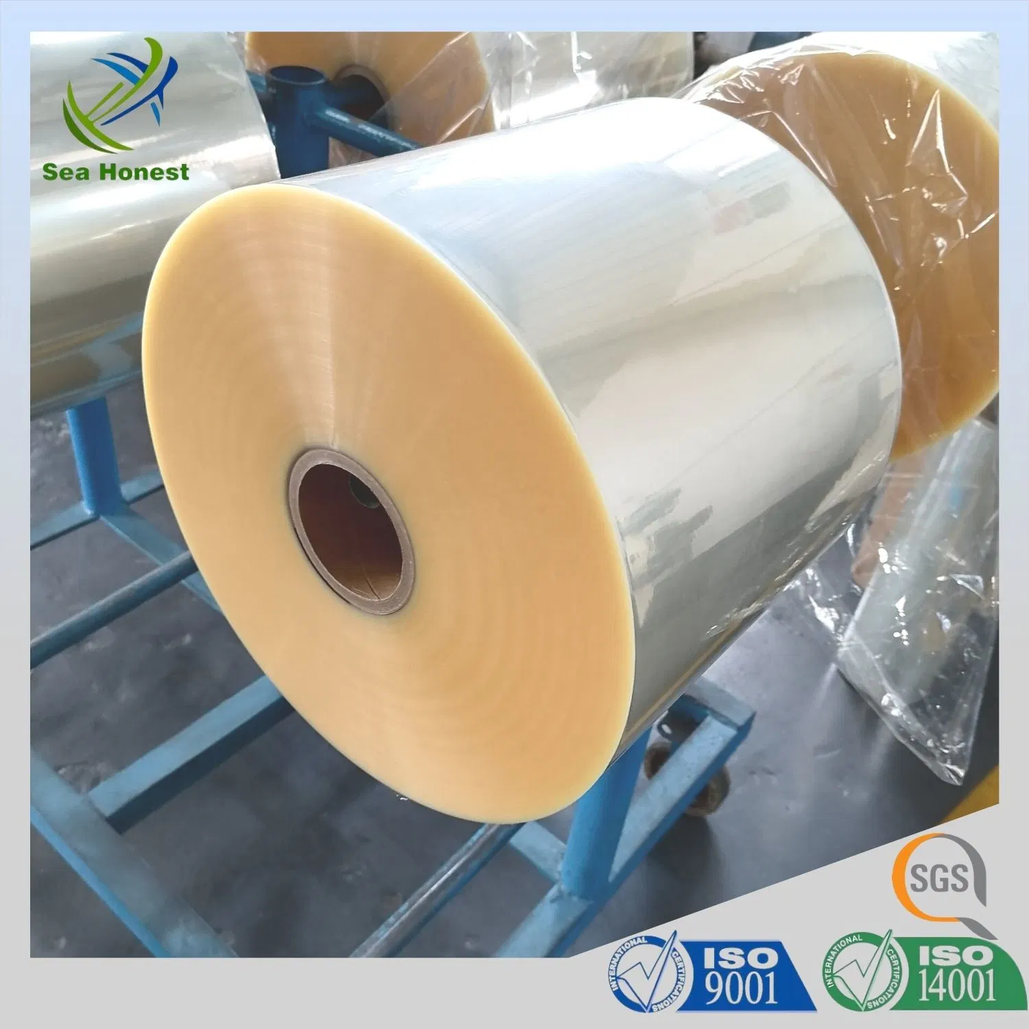 La Chine usine emballage biodégradable PLA thermorétractables Film rétractable PVC pour l'étiquette