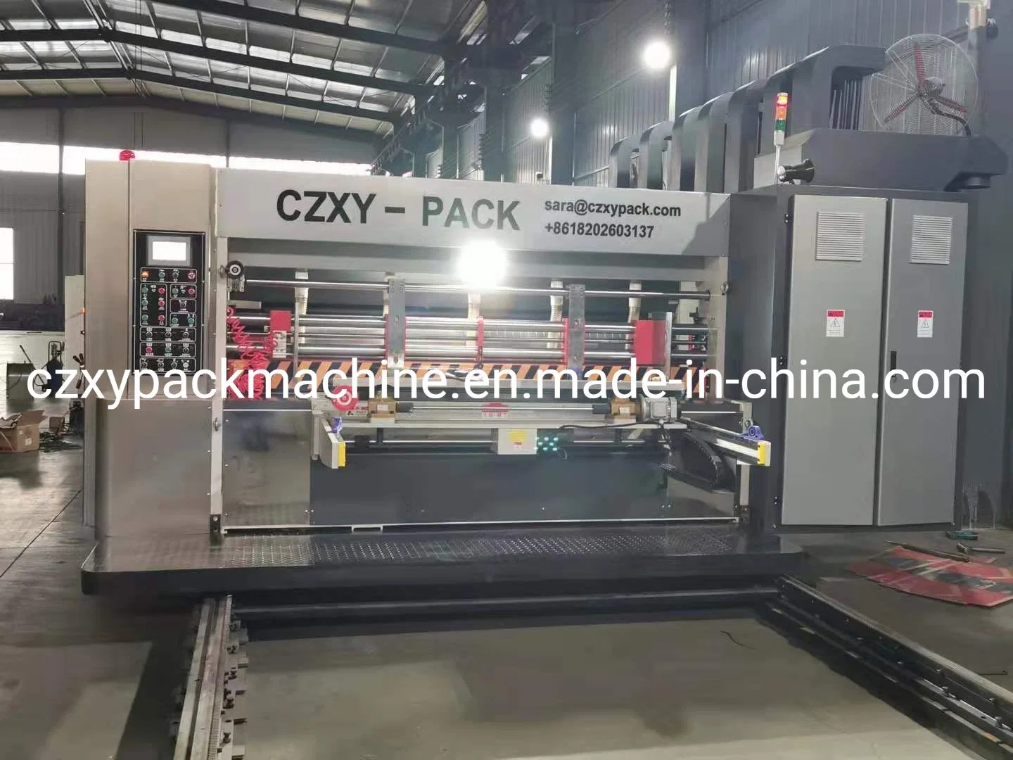 High quality/High cost performance Corrugated Cardboard Paperboard Carton Box Flexo Automatic Feeding Printer Rotary Slotter and Die Cutter