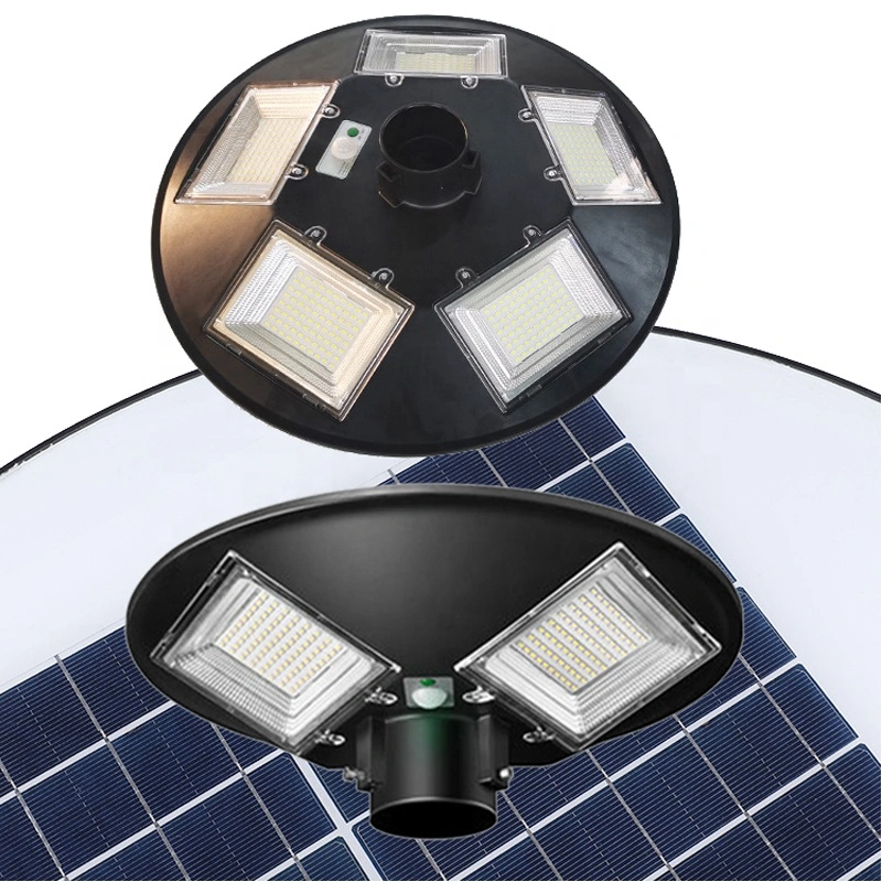 Carregamento automático de plástico no exterior da luz no pátio do Sensor do Radar 500W Solar LED luz de Jardim