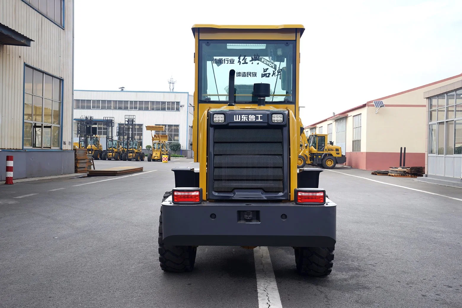 4 Wheel Drive Front End Loaders Buldoexcavator Loaders