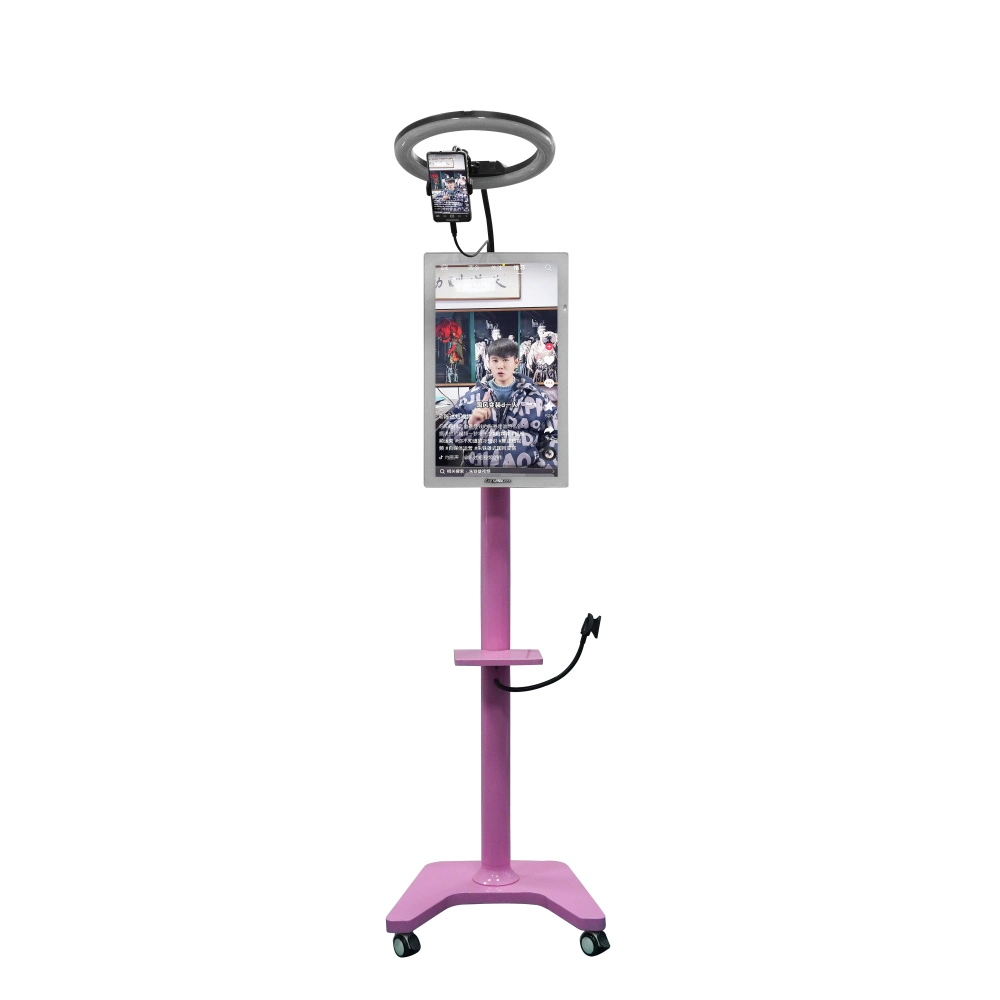 21.5 Inch Facebook/Tiktok/Ins/Youtube Fan Interactive Wireless Big Screen Video Streaming Stand Live Broadcast Equipment