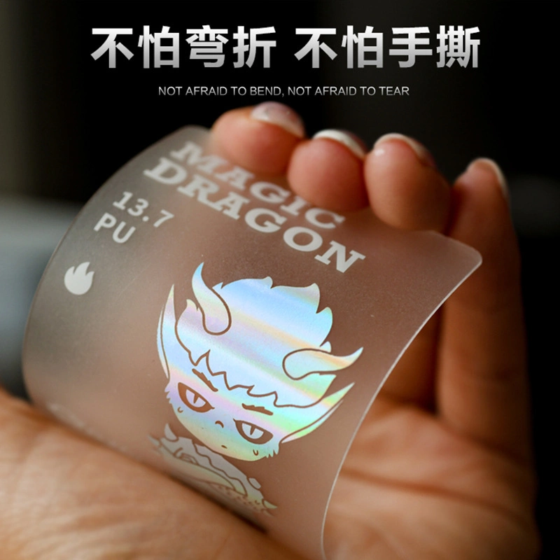 Custom Plastic Transparent PVC Holographic Promotion Logo Waterproof Name Visit Advertising Card