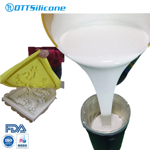 RTV 2 Silicone Rubber for Gypsum Molding Durable Liquid Moulds Rubber Silicone